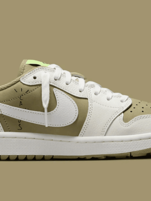 Jordan 1 Retro Low Golf Travis Scott Neutral Olive