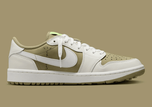 Jordan 1 Retro Low Golf Travis Scott Neutral Olive