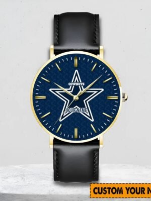 NFL - Dallas Cowboys - Elegant Watch with Personalized Engraving